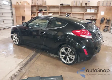 2013 Hyundai Veloster Base W/Black из США, поврежденный, VIN KMHTC6AD3DU146573
